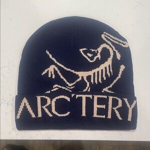 Arc'teryx Dark Blue Beanie with Logo